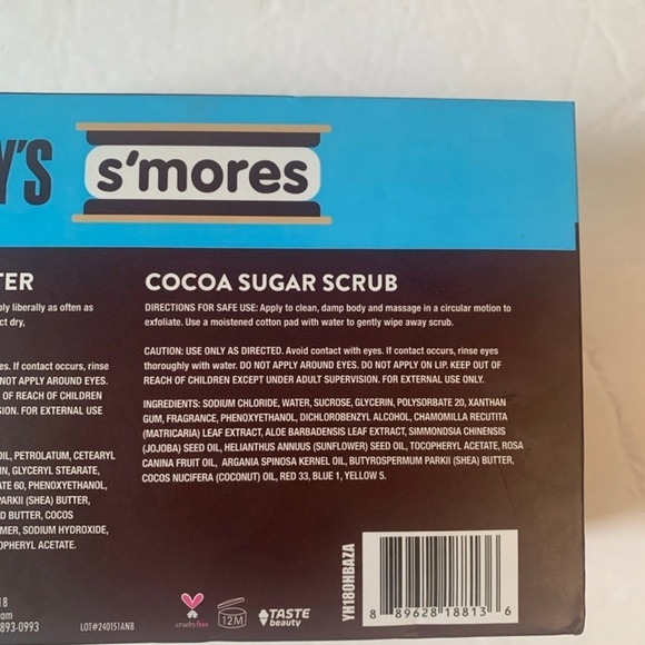 Hershey's S'mores Body Butter & Scrub Body Trio Set New - Picture 5 of 6